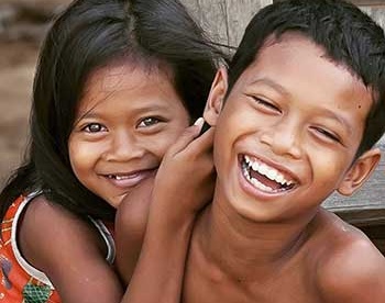 Paraguay children smiling